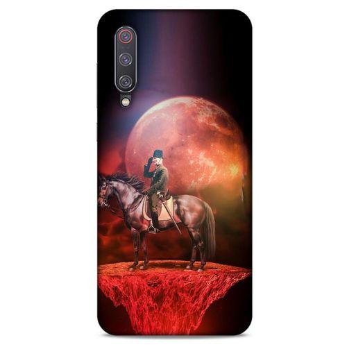 Xiaomi Mi 9 Kılıf Atatürk (49) Ultra Silikon Kılıf Uzay