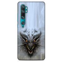 Xiaomi Mi Cc9 Pro Kılıf Dragons (11) Tam Koruma Beyaz Ejderha
