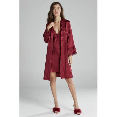 Saten Gecelik Sabahlık Pijama Takım Şort Takım 6'lı Gelin Çeyiz Seti - 6965