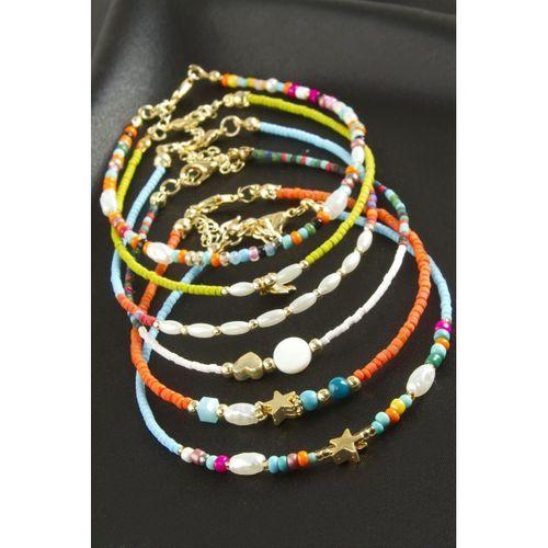 Karışık Miyoki Boncuk Bileklik