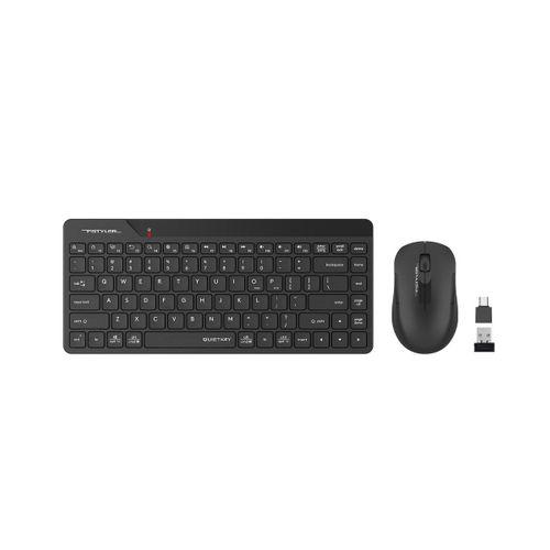 A4 TECH FG2200 AIR2 2.4 SİYAH QMİNİ FN-MM KABLOSUZ SESSİZ SET