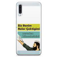 Samsung Galaxy A50 Kılıf Caps Ahmet Kaya Arka Kapak Koruma Desenli Full Koruyucu