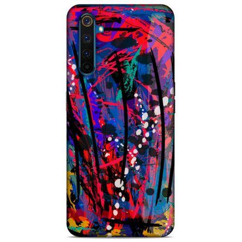 Lopard Oppo Realme 6 Uyumlu Kılıf Soyut Sanat (46) Desenli Core Armor Kılıf