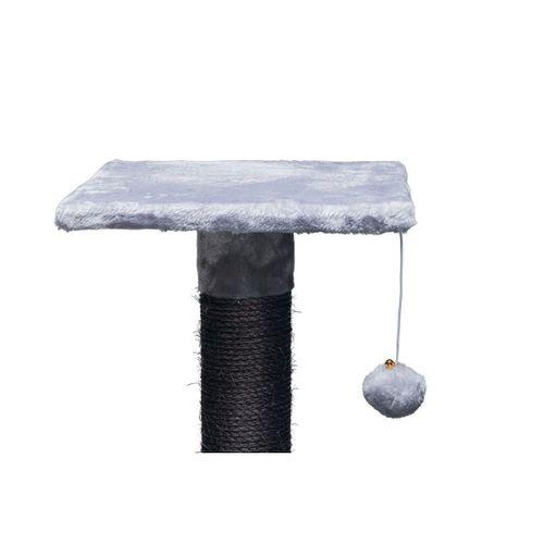 Beeztees Kedi Köşe Tırmalama ve Oyun Evi, Gri, 40x40x135cm