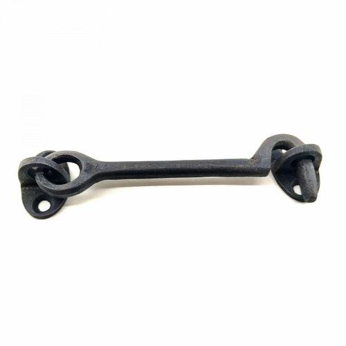 Antika Tarz Dekoratif Pirinç Çengeli - 13cm, Oksit