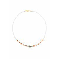 Boncuk Göz Kolye - Beyaz