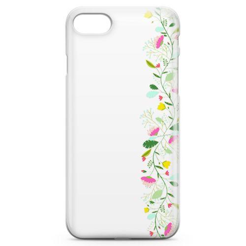 Apple iPhone 7 Kılıf Asma Çiçek Arka Kapak Koruma Desenli Full Koruyucu