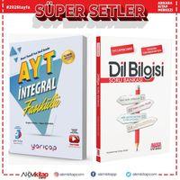 YarıÇap Yayınları AYT İntegral Fasikülleri ve AKM Dil Bilgisi Soru Bankası Seti 2 Kitap