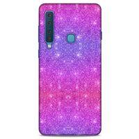 Samsung Galaxy A9 2018 Uyumlu Kılıf Mor Delisi (28) Arka Kapak Parıltılı