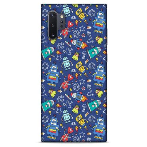 Retro (7) Desen Telefon Kılıfı Renkli Samsung Galaxy Note 10 Plus Kılıf
