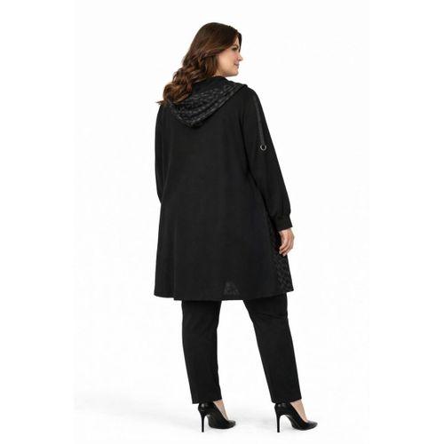 Kadın Kapüşonlu Fermuarlı Cepli Tunik BGL-ST05323