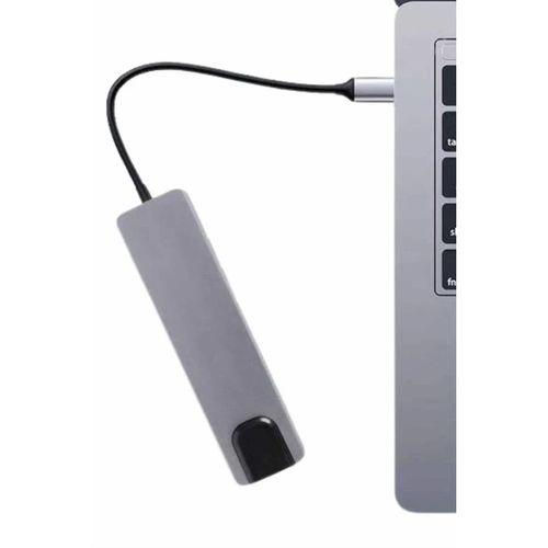 Usb Type-c Hub Dönüştürücü Çevirici Çoklayıcı Macbook Çevirici 8 Portlu