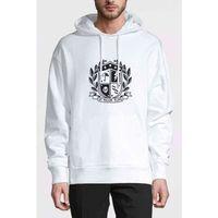 The Umbrella Academy Ut Malum Pluvia Baskılı Beyaz Erkek Kapşonlu Sweatshirt