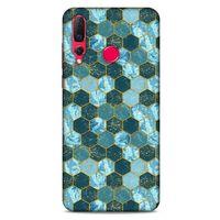 Lopard Huawei P Smart Z Uyumlu Kılıf Mermer Desenli (21) Koruyucu Kapak