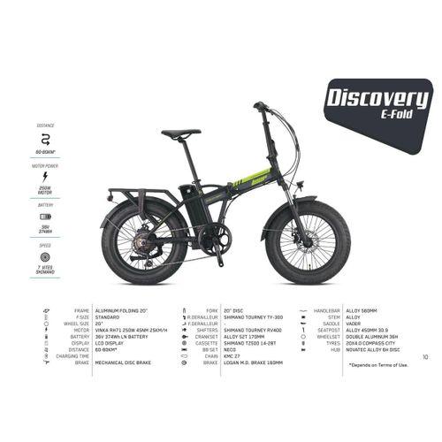 Loop Discovery 20 Jant Elektrikli Dağ Bisikleti Mat Füme-Turuncu/Gri