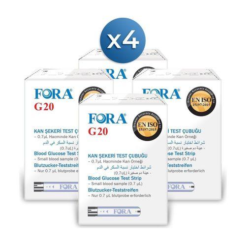 Fora G20 Şeker Diabet Ölçüm 50 Strip x 4kutu
