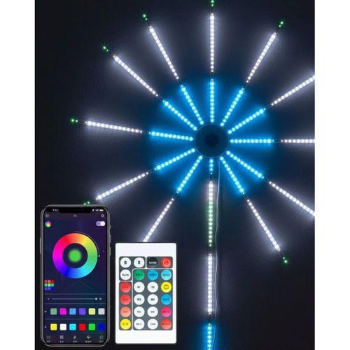 Rgb Led Duvar Dekoru Sökülebilir Kollu Havai Fişek Işık Sistemi