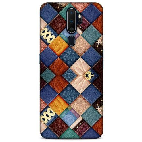 Oppo A5 2020 Kılıf Patchwork (31) TPU Kılıf Karışık Renkli