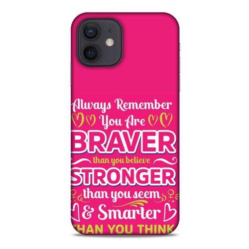 Apple iPhone 12 Uyumlu Kılıf Pembe Delisi (50) Shockproof Kılıf Writing
