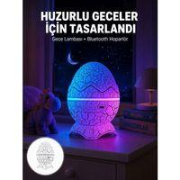 Bluetooth Hoparlör Özellikli 7 Renkli Gece Aydınlatması Yeni Nesil