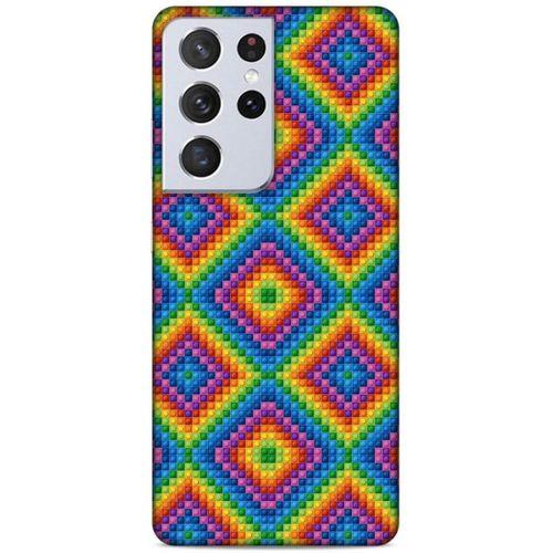 Lopard Samsung Galaxy S21 Ultra Uyumlu Kılıf BloX (2) Kabı Karışık Çok Renkli