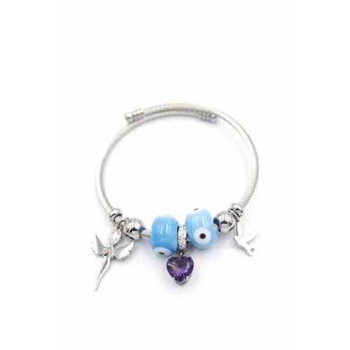 Melek Charm Bilezik - Gümüş