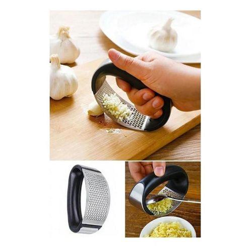 Zhlhome Ergonomik Tutma Saplı Çelik Sarımsak Ezici