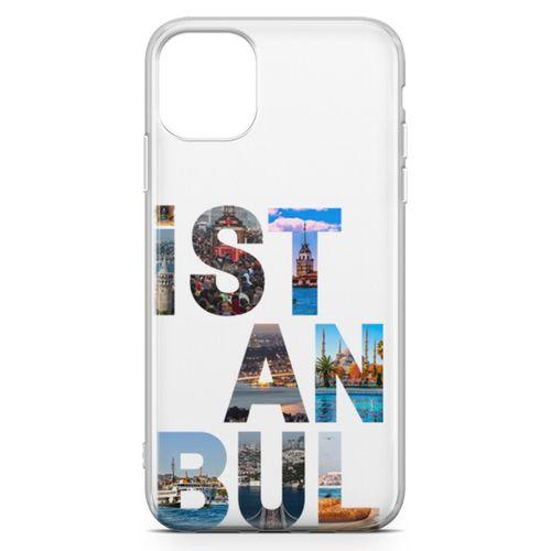 Apple iPhone 11 Pro Max Kılıf İstanbul Gezi Arka Kapak Koruma Desenli Full Koruyucu