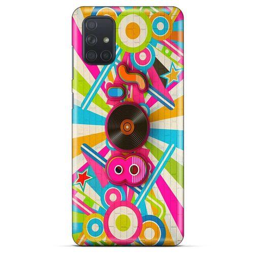 Retro (46) Desen Core Armor Kılıf Renkli Samsung Galaxy M51 Kılıf