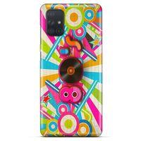 Retro (46) Desen Core Armor Kılıf Renkli Samsung Galaxy M51 Kılıf