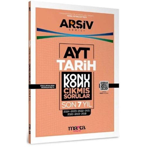 AYT Tarih Çıkmış Sorular Konu Konu Son 7 Yıl Tıpkı Basım Arşiv Serisi Marka Yayınları