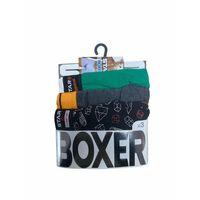 Star 105 Desenli Jakar Erkek  3'lü Kemer Boxer