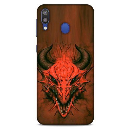 Samsung Galaxy M20 Kılıf Dragons (14) Lansman Kılıf Kırmızı Boynuzlu Ejderha
