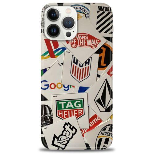 iPhone 14 Pro Kılıf HD Baskılı Kılıf - Off The Wall + Tam Ekran Koruyucu
