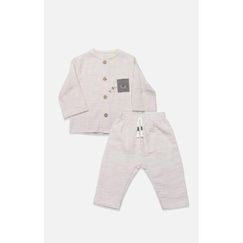 Bistyle Bistyle 2li Takım Müslin Star Elephant 14143 Gri