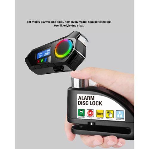 Bluetooth 5.4 Kablosuz İnterkom+ Motor Disk Kilidi