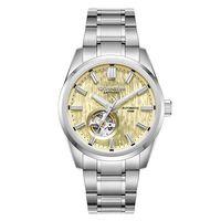 Quantum QMG1192.310 Otomatik Çelik Gri Sarı Kadran Safir Cam 10 ATM 41 mm Erkek Kol Saati