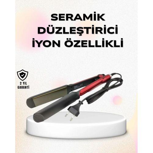 Profesyonel Titanyum Saç Düzleştirici – Ayarlanabilir Isı Ve Hızlı Isınma Özellikli