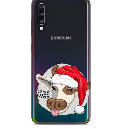 Zoologix (84) Samsung Galaxy A80 Şeffaf Kılıf Silikon Desenli