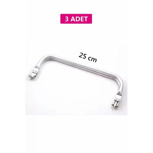 Gizli Metal Çanta Bursu – 3 Adet - 25 cm - Metal Çanta Aparatı Çanta Aksesuarı