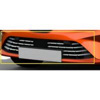 Renault Uyumlu Clio 5 2019- Ön Tampon Çıtası 10 Prç krom