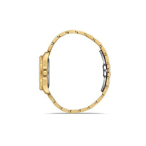 Ferro FL43008A-B6 Quartz Çelik Altın Rengi Yeşil Kadran 31 mm Kadın Kol Saati