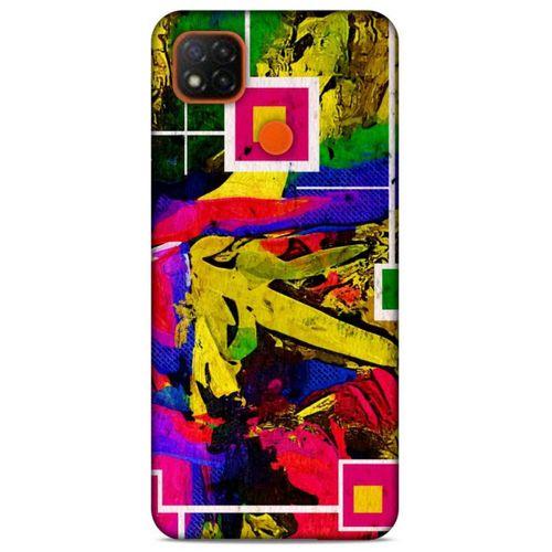 Lopard Xiaomi Redmi 9C Uyumlu Kılıf Soyut Sanat (48) Desenli Bumper Kılıf