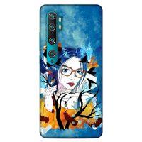 Lopard Xiaomi Mi Note 10 Uyumlu Kılıf Sürreal Yüzler ♀ (27) Tasarımlı Kılıf Baskılı