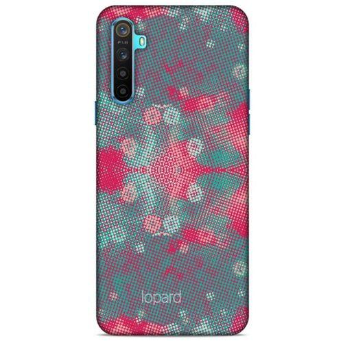 Oppo Realme 6i Kılıf Pastel Renkler (48) Bumper Kılıf Pembe Yeşil
