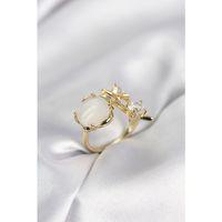 Gold Renk Kutup Yıldızı Model Kadın Yüzük