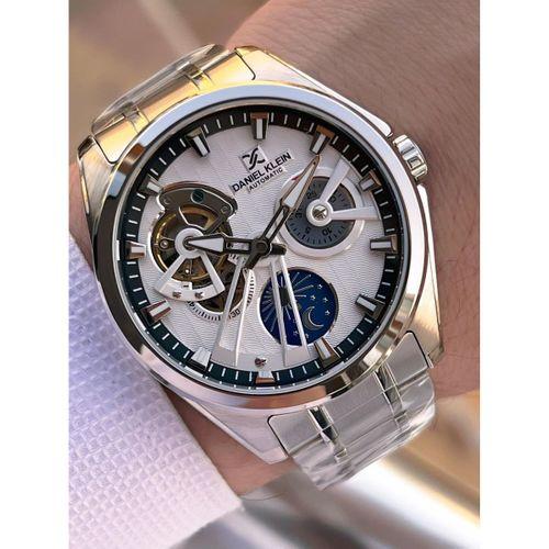 Daniel Klein Otomatik Erkek Kol Saati 30 Metre Suya Dayanıklı Çelik Kordon + Bileklik Hediyeli VS.BLKT.0701