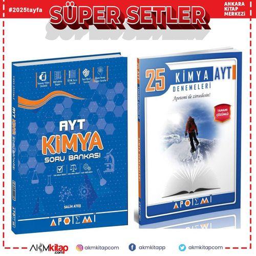 Apotemi AYT Kimya Soru Bankası ve Deneme Seti 2 Kitap