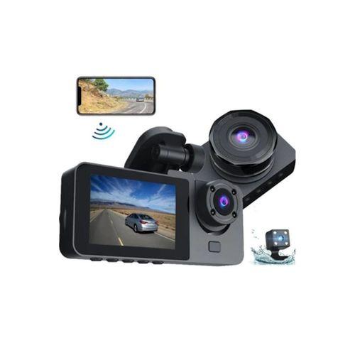 1080p Full Hd Çözünürlüklü Üç Kameralı Araç İçi Kamera - Park Ve Sürüş Güvenliği