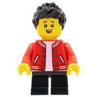 Lego Minifigür Child Boy Red Letterman Jacket hol265